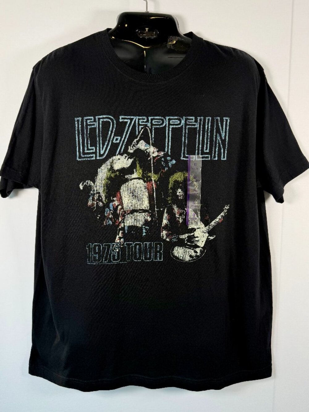 Bravado Led Zeppelin 1975 Tour T-Shirt Black XL Rock & Pop Music Tee - NWT